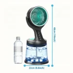 Portable Outdoor Hotel Household Water Mist Fan Energy Efficient Oscillating Rechargeable DC 12V Floor Standing Small Appliance - Image 2