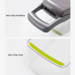 16PC Modern Multifunctional Push Vegetable Cutter Manual Food Chopper Stainless Steel Easy Clean Dishwasher Kitchen Accessory - Image 5